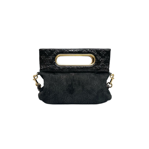 Louis Vuitton Shoulder Bag Corduroy Black Gold Louis Vuitton Shoulder Bag Corduroy Black Gold