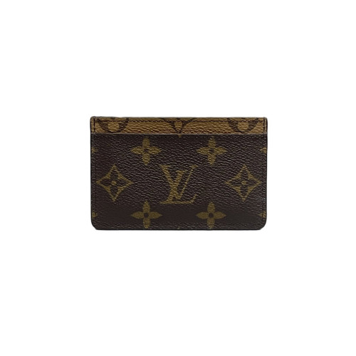 Louis Vuitton Curieuse Card Holder Reverse Monogram Brown