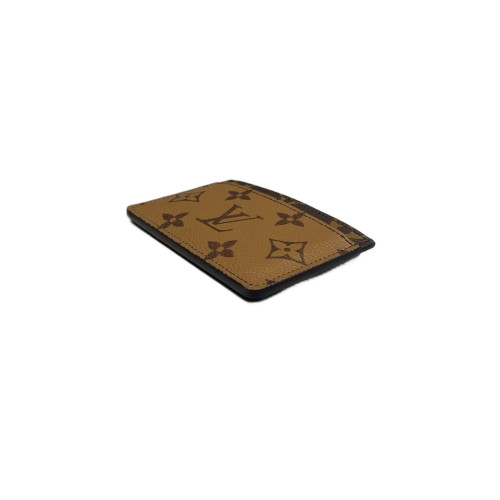 Louis Vuitton Curieuse Card Holder Reverse Monogram Brown