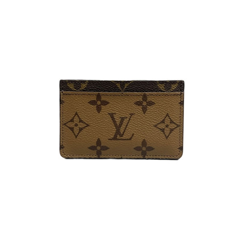 Louis Vuitton Curieuse Card Holder Reverse Monogram Brown