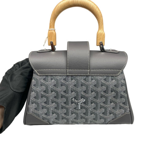 Goyard Mini Saigon Goyardine Dark Grey White Goyard Mini Saigon Goyardine Dark Grey White