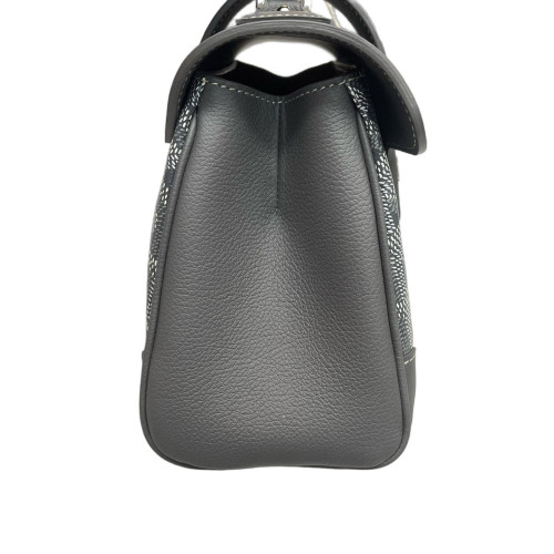 Goyard Mini Saigon Goyardine Dark Grey White Goyard Mini Saigon Goyardine Dark Grey White