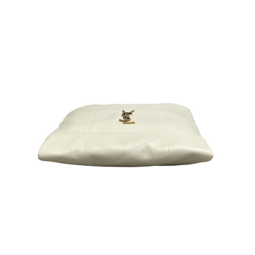 Yves Saint Laurent Jamie 4.3 Shoulder Bag Calfskin Light Grey White