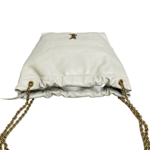 Yves Saint Laurent Jamie 4.3 Shoulder Bag Calfskin Light Grey White