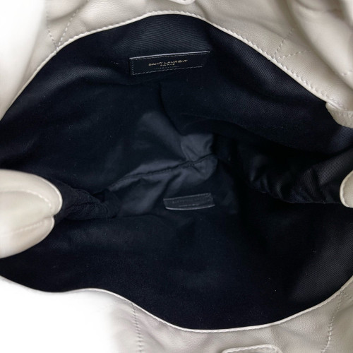 Yves Saint Laurent Jamie 4.3 Shoulder Bag Calfskin Light Grey White