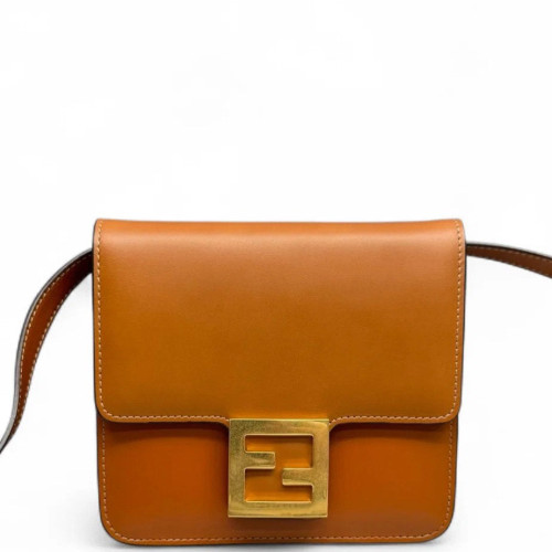 Fendi Crossbody Bag Smooth Calfskin Brown