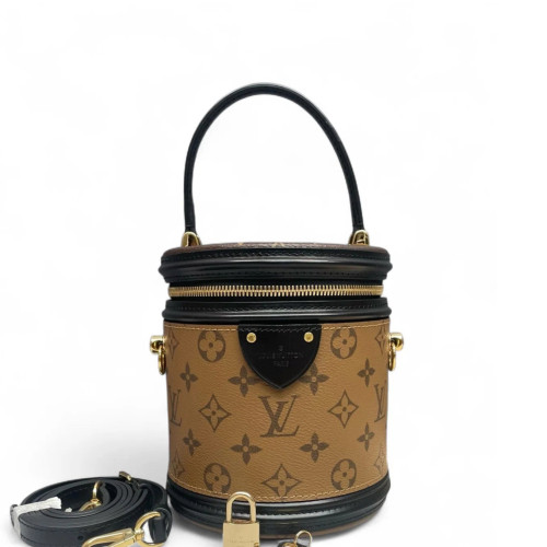 Louis Vuitton Cannes Reverse Monogram Brown Black