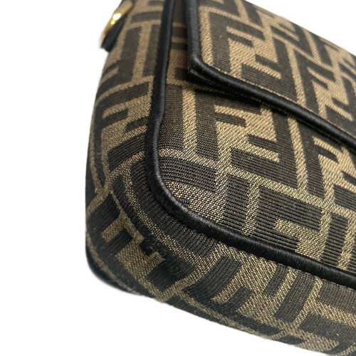 Fendi Baguette Zucca Dark Brown Beige