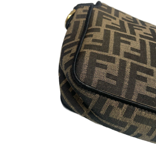 Fendi Baguette Zucca Dark Brown Beige