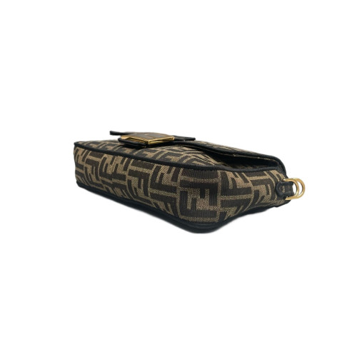 Fendi Baguette Zucca Dark Brown Beige
