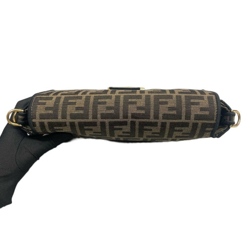 Fendi Baguette Zucca Dark Brown Beige