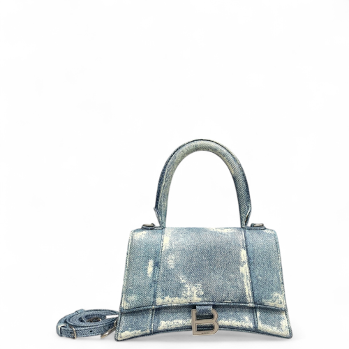Balenciaga Hourglass Small Denim Blue