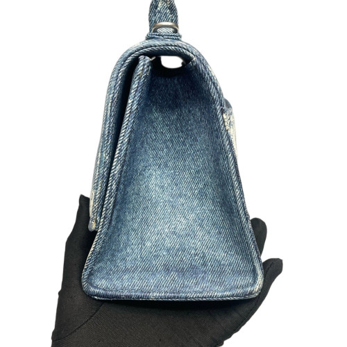 Balenciaga Hourglass Small Denim Blue