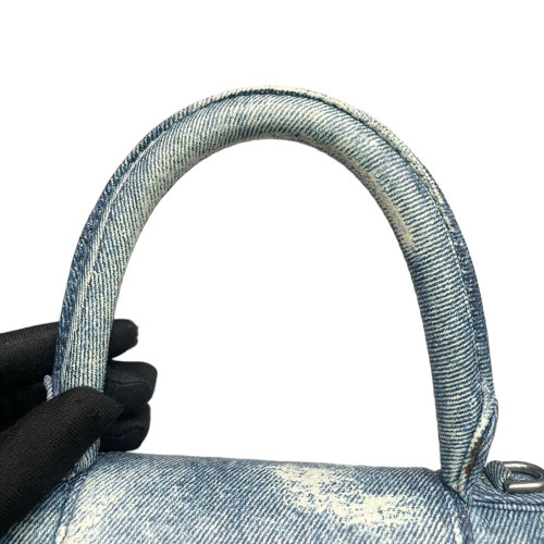 Balenciaga Hourglass Small Denim Blue