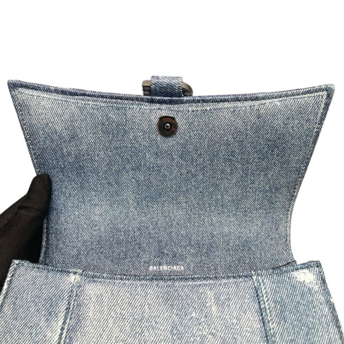 Balenciaga Hourglass Small Denim Blue