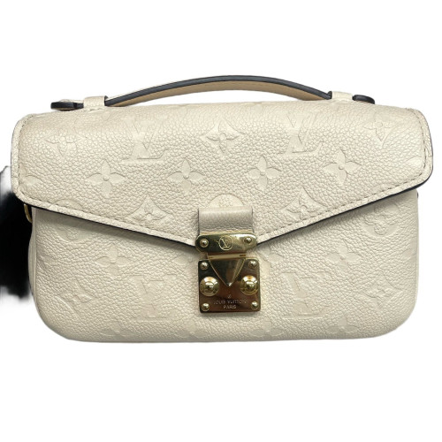 Louis Vuitton Pochette Metis East West Empreinte Monogram White