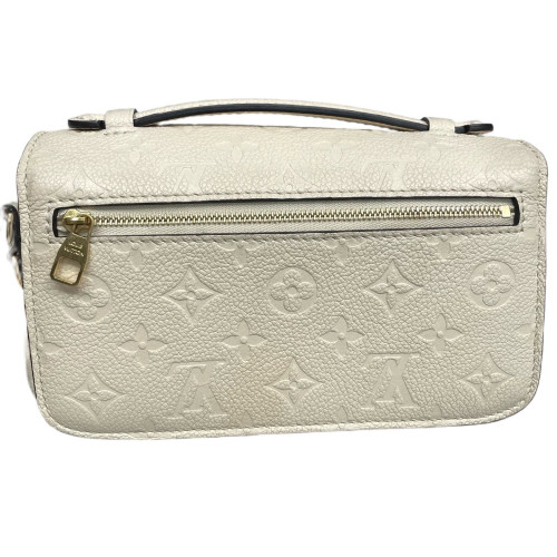 Louis Vuitton Pochette Metis East West Empreinte Monogram White