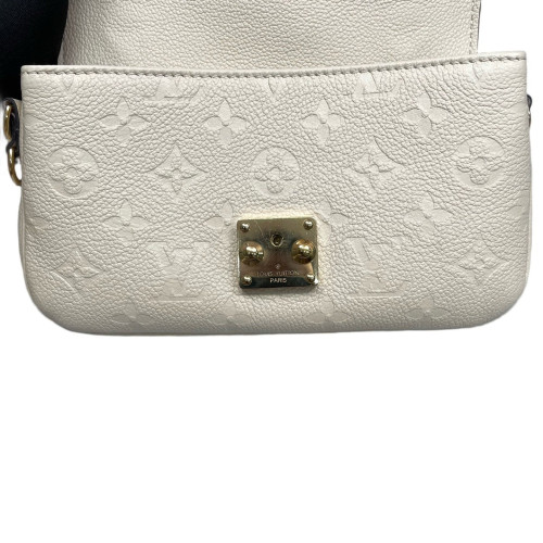 Louis Vuitton Pochette Metis East West Empreinte Monogram White