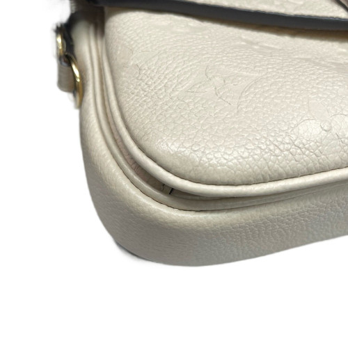 Louis Vuitton Pochette Metis East West Empreinte Monogram White
