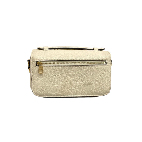 Louis Vuitton Pochette Metis East West Empreinte Monogram White