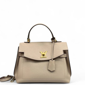 Louis Vuitton Lockme Ever MM Calfskin Natural Tan
