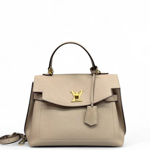 Louis Vuitton Lockme Ever MM Calfskin Natural Tan
