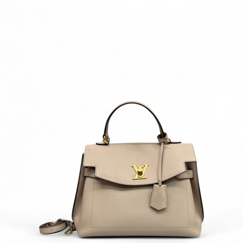 Louis Vuitton Lockme Ever MM Calfskin Natural Tan