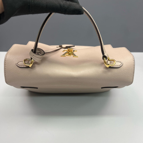 Louis Vuitton Lockme Ever MM Calfskin Natural Tan