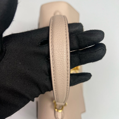 Louis Vuitton Lockme Ever MM Calfskin Natural Tan