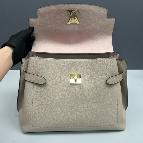 Louis Vuitton Lockme Ever MM Calfskin Natural Tan