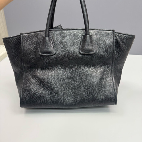 Prada Handbag Grained Calfskin Black Prada Handbag Grained Calfskin Black