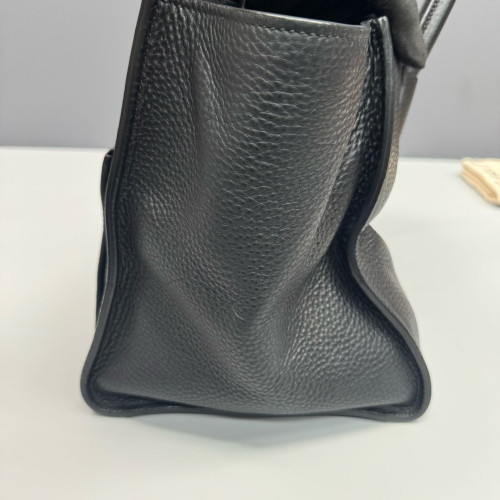 Prada Handbag Grained Calfskin Black Prada Handbag Grained Calfskin Black