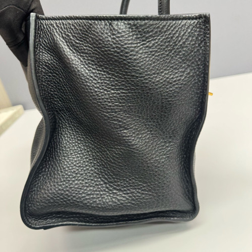 Prada Handbag Grained Calfskin Black Prada Handbag Grained Calfskin Black