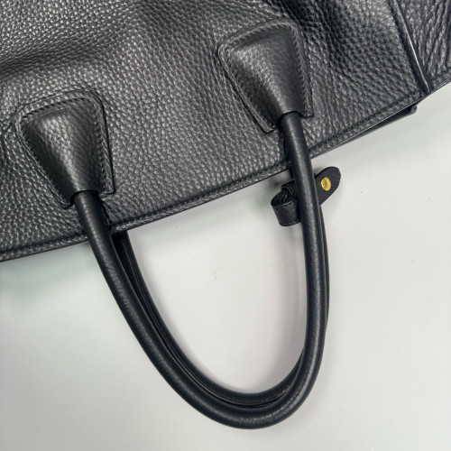 Prada Handbag Grained Calfskin Black Prada Handbag Grained Calfskin Black