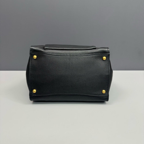 Prada Handbag Grained Calfskin Black Prada Handbag Grained Calfskin Black