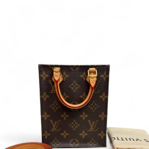Louis Vuitton Petite Sac Plat Monogram Brown