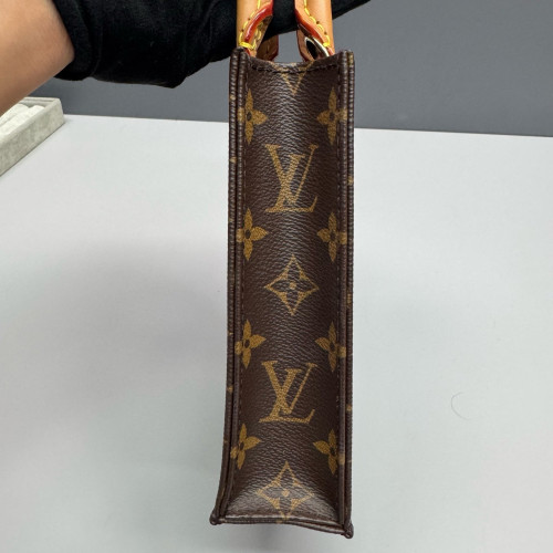 Louis Vuitton Petite Sac Plat Monogram Brown Louis Vuitton Petite Sac Plat Monogram Brown