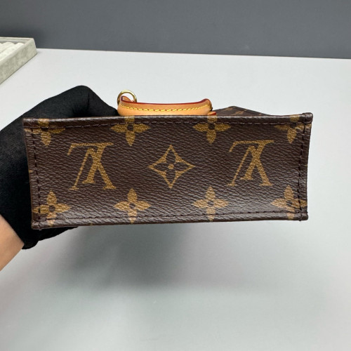 Louis Vuitton Petite Sac Plat Monogram Brown Louis Vuitton Petite Sac Plat Monogram Brown