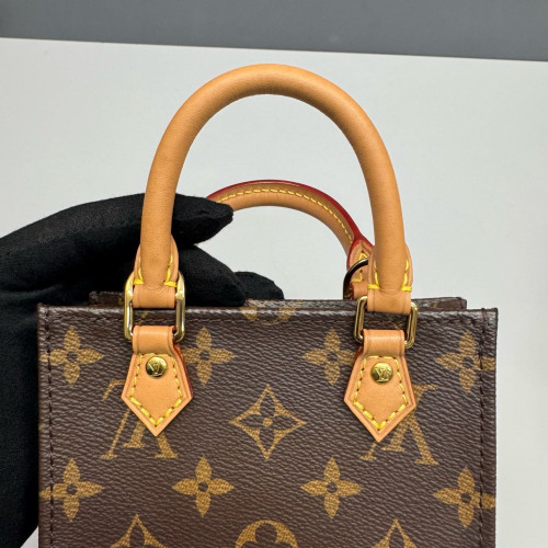 Louis Vuitton Petite Sac Plat Monogram Brown Louis Vuitton Petite Sac Plat Monogram Brown