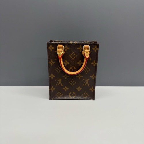 Louis Vuitton Petite Sac Plat Monogram Brown Louis Vuitton Petite Sac Plat Monogram Brown