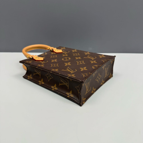 Louis Vuitton Petite Sac Plat Monogram Brown Louis Vuitton Petite Sac Plat Monogram Brown
