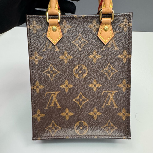 Louis Vuitton Petite Sac Plat Monogram Brown Louis Vuitton Petite Sac Plat Monogram Brown