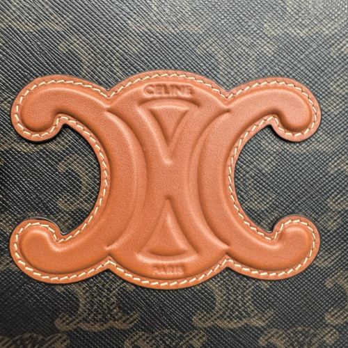 Celine Camera Case Triomphe Black Brown