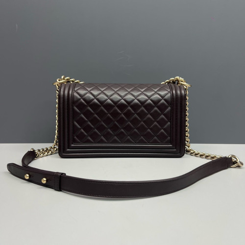 Chanel Quilted Medium Boy Flap Lambskin Azalea