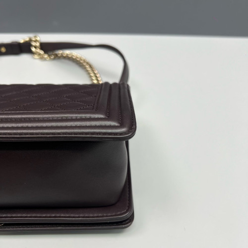 Chanel Quilted Medium Boy Flap Lambskin Azalea