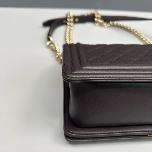 Chanel Quilted Medium Boy Flap Lambskin Azalea