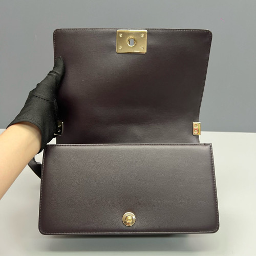 Chanel Quilted Medium Boy Flap Lambskin Azalea