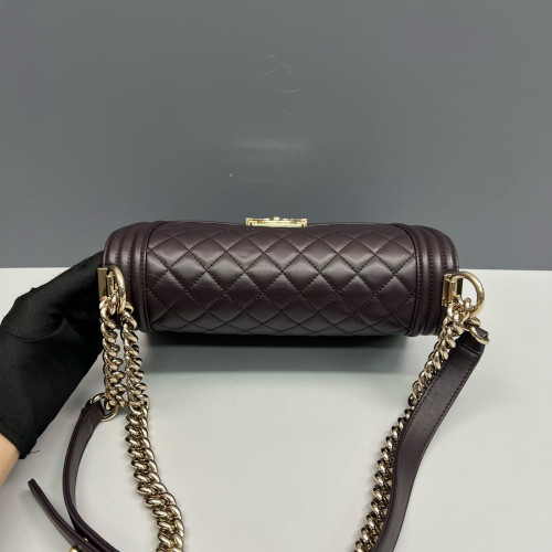 Chanel Quilted Medium Boy Flap Lambskin Azalea