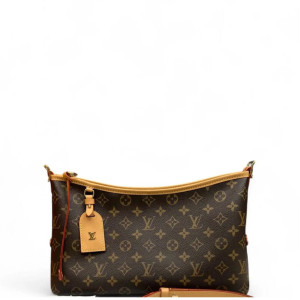 Louis Vuitton Carryall East West Shoulder Bag Monogram Brown