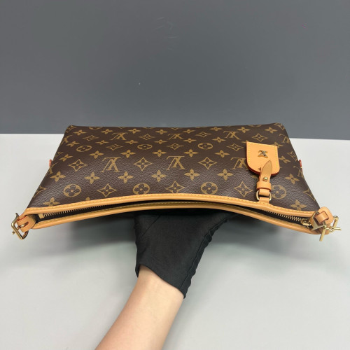 Louis Vuitton Carryall East West Shoulder Bag Monogram Brown Louis Vuitton Carryall East West Shoulder Bag Monogram Brown